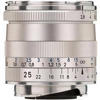 ZEİSS BİOGON T* 25mm f/2.8 ZM Lens for Leica M Mount (Black and Silver)